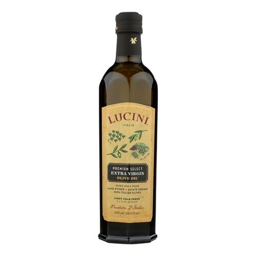 LUCINI: Italia Premium Select Extra Virgin Olive Oil, 17 Oz - 0648505015008