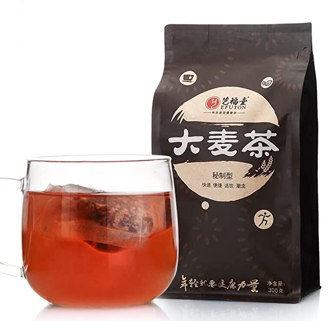 Helen Ou@ 60 Small Bags Baked Barley Tea 10.6 Oz /300 G (0.18oz *60 Small Bags) 内含60小包大麦茶 - 650013218444