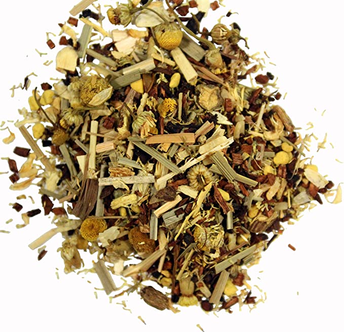  Nelson's Tea - Chamomile Honey Vanilla - Herbal Loose Leaf Tea - Honeybush, chamomile, lemongrass, licorice root, toasted coconut, and bee pollen (16 oz.)  - 651402384573