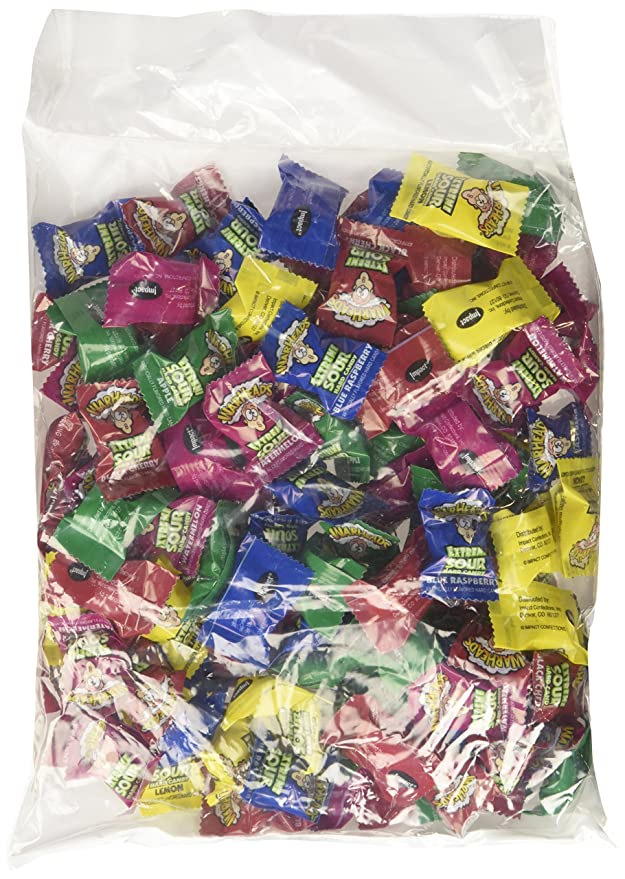  Warhead Sour Candy Assorted, 2lb Bulk Bag  - 651818921102