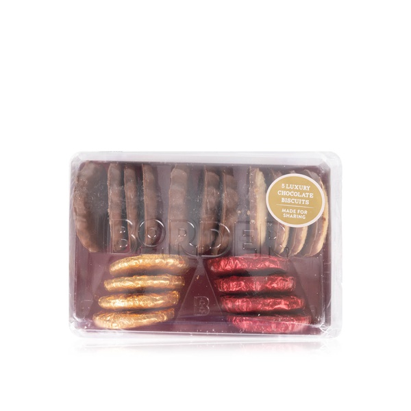 Border luxury chocolate biscuits 365g - Waitrose UAE & Partners - 652655001354