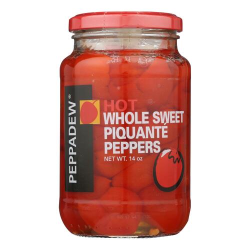 PEPPADEW: Pepper Red Whole Hot, 14 oz - 0654287000019