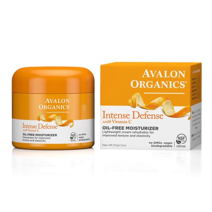  Avalon Organics Intense Defense Oil-Free Moisturizer, 2 Oz  - 654749453841