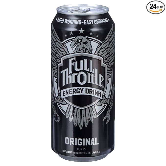  Full Throttle Original Energy Drink 16oz Cans, 24 Units  - 655466965693