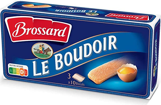 Brossard Le Boudoir Biscuits 175g - The boudoirs, also called ladyfingers, are low density, dry, egg-based, sweet biscuits roughly shaped like a large finger. - 655479423296