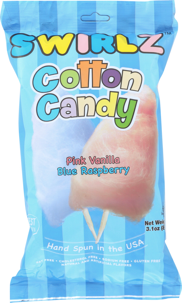 Cotton Candy, Pink Vanilla, Blue Raspberry - tartar