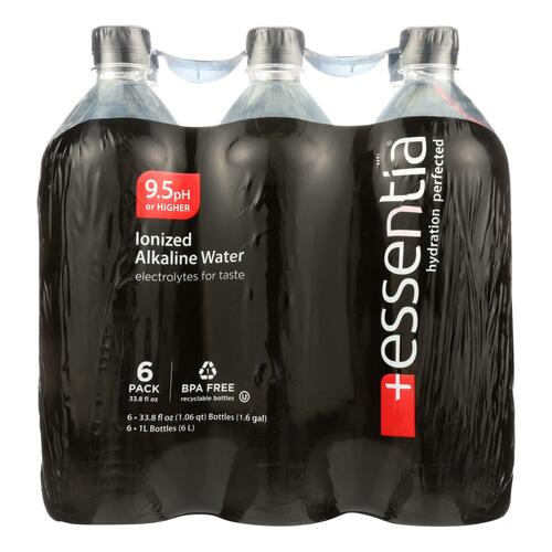 Essentia Hydration Perfected Drinking Water - 9.5 Ph. - Case Of 12 - 1 Liter - 1245943 - ionized