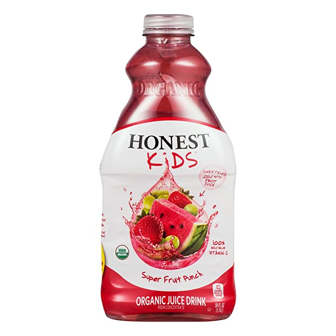  Honest Kids Organic Kids Drink - Superfruit Punch - 59 oz  - 657622412782