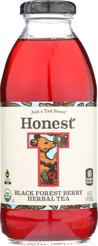 Honest Tea Black Forest Berry Glass Bottle, 16 Fl Oz - 00657622816924