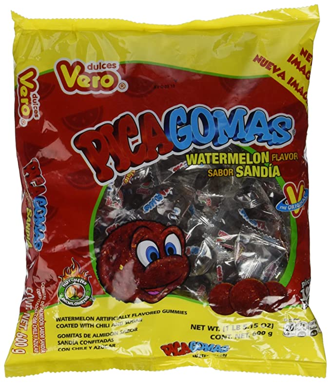 Vero Pica Gomas Sandia Watermelon Flavor Mexican Candy - 657789570875