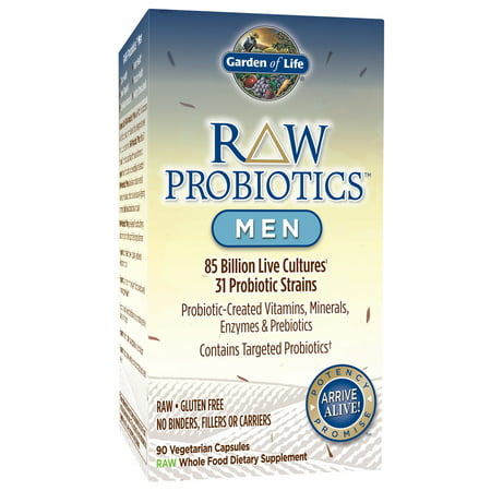 Garden of Life - RAW Probiotics Men - 90 Vegetarian Capsules - 658010115650