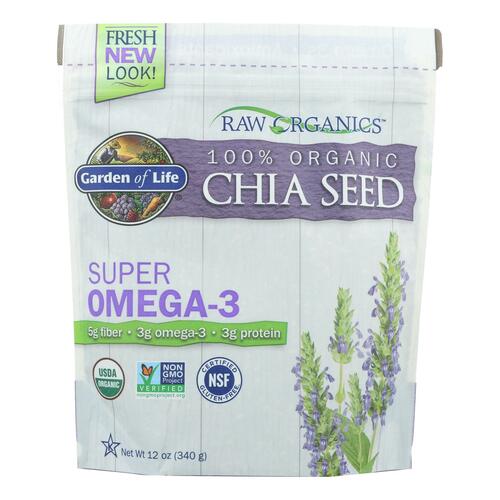 Garden Of Life - Raw Organics Chia Seed - 12 Oz - 658010116770
