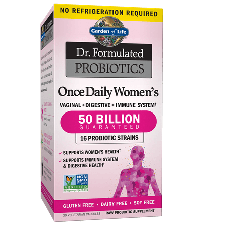 Garden of Life Dr. Formulated Probiotics Once Daily Women s Shelf Stable 30 Capsules - 658010118323