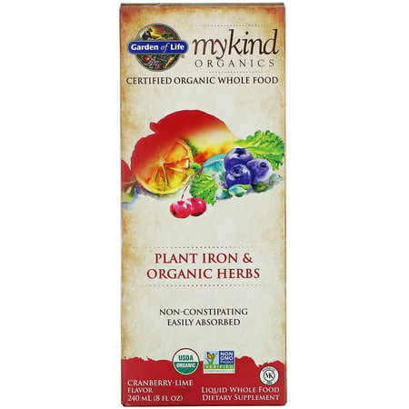 Garden of Life Garden of Life MyKind Organics Plant Iron & Organic Herbs 8 oz - 658010118583