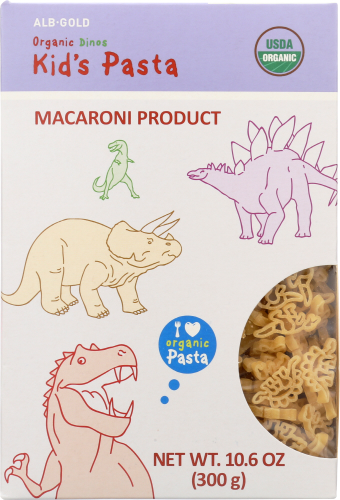 ALB GOLD: Pasta Kids Dinosaur Ships, 10.6 oz - 0658842302594