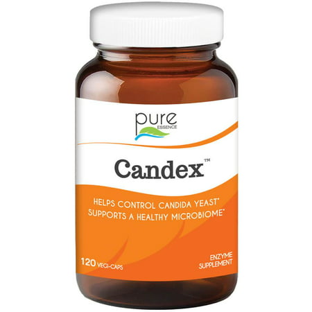 Candex Candida Cleanse Supplement by Pure Essence - No Die Off Reaction - 120 Capsules - 659670009020