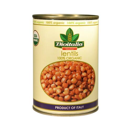 Bioitalia Organic Beans - Lentils - Case Of 12 - 14 Oz. - 100