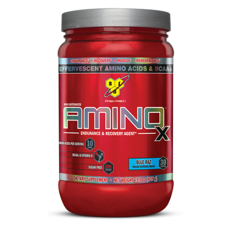 BSN Amino X, Blue Raspberry, 30 serv - 661799350105