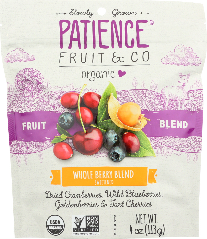 PATIENCE FRUIT & CO: Berries 4 Soft Whole Organic, 4 oz - 0662166663118