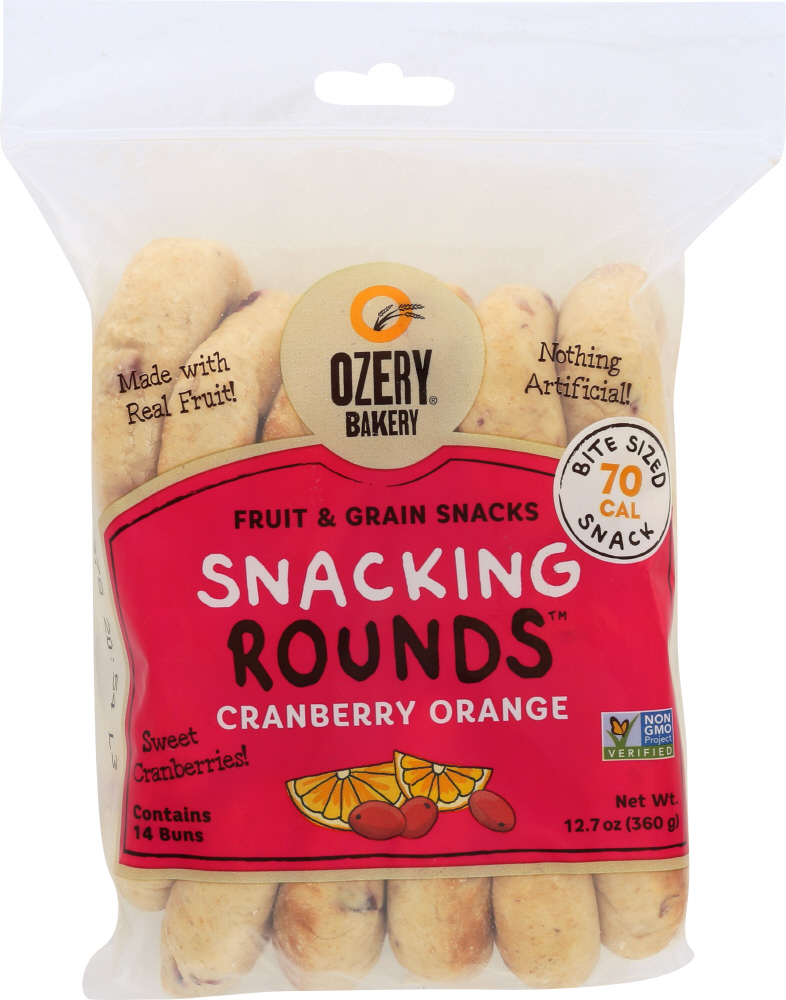 OZERY BAKERY: Snacking Rounds Cranberry Orange, 12.7 oz - 0664164101838