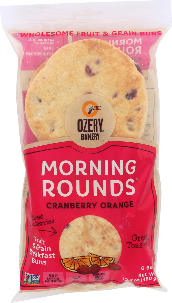 OZERY BAKERY: Morning Rounds Cranberry Orange Bread, 12.7 oz - 0664164104112