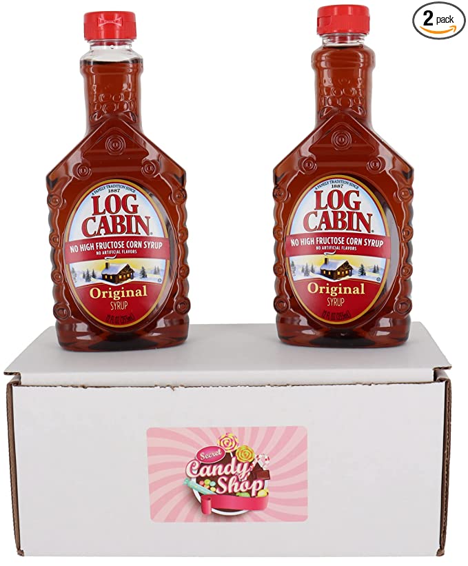 Log Cabin Original Syrup for Pancakes and Waffles, 12 oz. (Pack of 2) - 664213694588