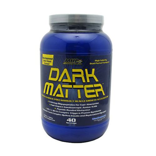 MHP Dark Matter Post Workout, Recovery Accelerator, w/Multi Phase Creatine, Waxy Maize Carbohydrate, 6g EAAs, Fruit Punch, 20 Servings, 55 Oz (B07GZR527B) - 666222008769