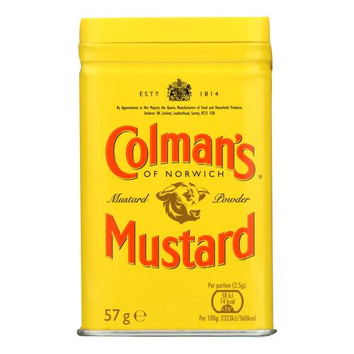 Colmans Dry Mustard Powder - 2 Oz - Case Of 12 - 0667803000707