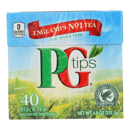 PG TIPS: Black Tea Pyramid Tea Bags, 40 bg - 0667803000905