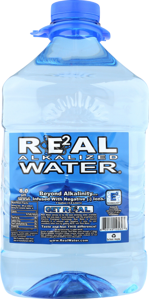 Real Alkalized Water, Drinking Water - 669149105603