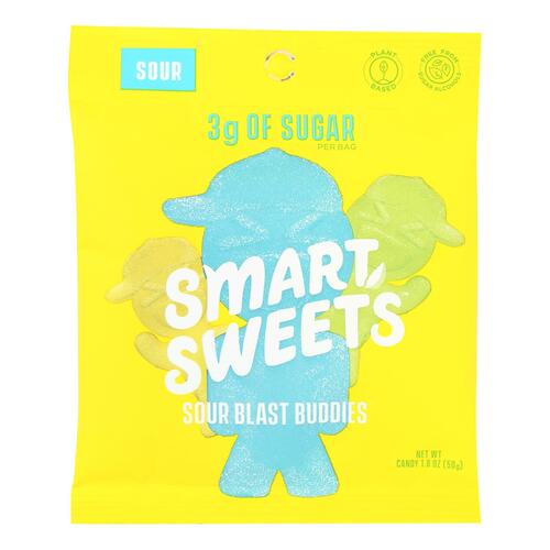 Berry, Blue Raspberry, Lime, Orange Kick Sugar Sour Blast Buddies Candy - 669809200402