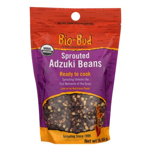 Shasha Bread - Beans Adzuki Sprouted - Case Of 12 - 16 Oz - 0671372601050