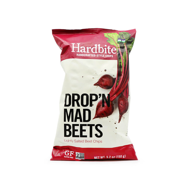 Hardbite, drop'n mad beets lightly salted beet chips - 0673513112555