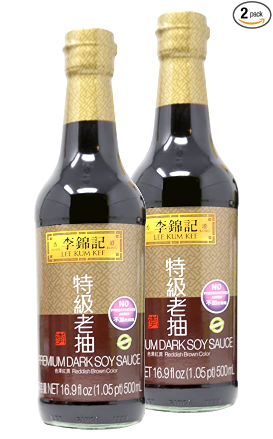 Lee Kum Kee Cooking Premium Dark Soy Sauces (Dark Soy Sauce X 2)  - 674376909665
