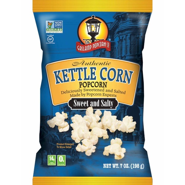 GASLAMP POPCORN: Kettle Popcorn Sweet and Salty, 7 oz - 0675260108706
