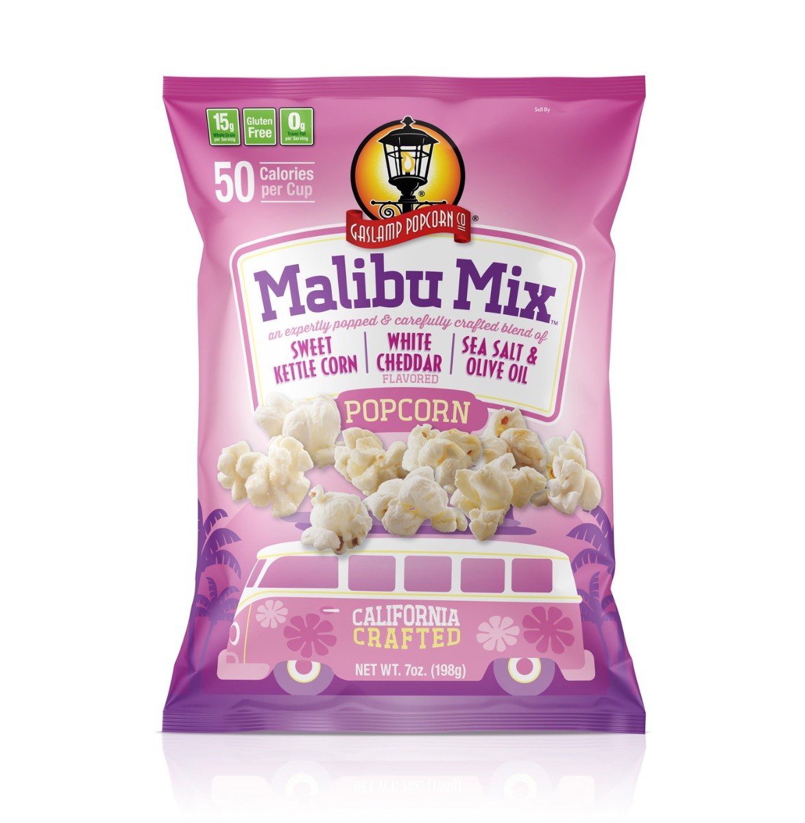 Malibu Mix Popcorn, Sweet Kettle Corn, White Cheddar, Sea Salt & Olive Oil - 675260108928