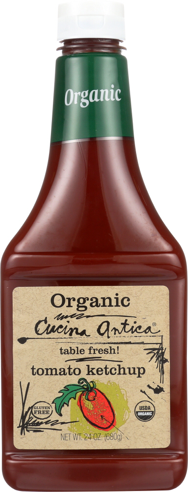 CUCINA ANTICA: Organic Tomato Ketchup, 24 oz - 0677294994003