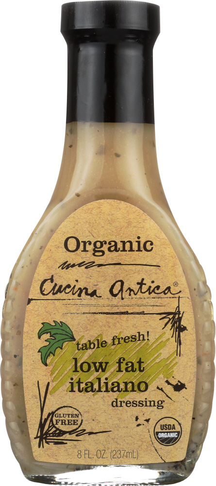 CUCINA ANTICA: Organic Dressing Low Fat Italiano, 8 oz - 0677294997004