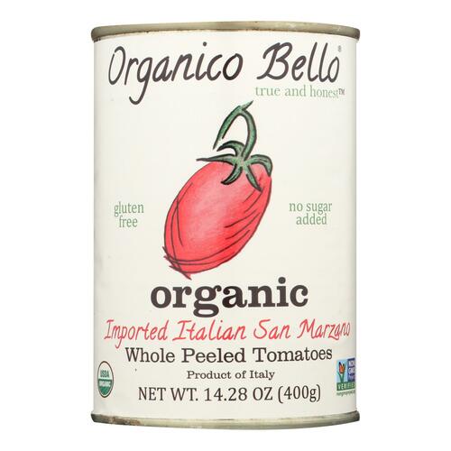 Organico Bello Tomatoes - Organic - Whole - Case Of 12 - 14.28 Oz - organic
