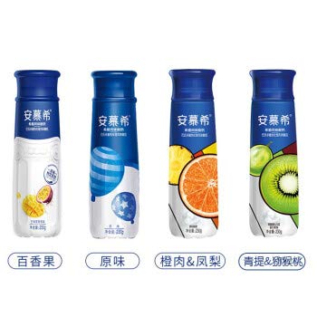  Yi Li An Mu Xi Premium Drink Flavored Yogurt 伊利高端畅饮系列 安慕希酸奶 多种口味可选230g x 10 Bottles  - 678108168771