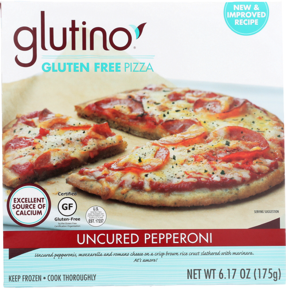 Glutino, Uncured Peperoni Pizza - 678523010792