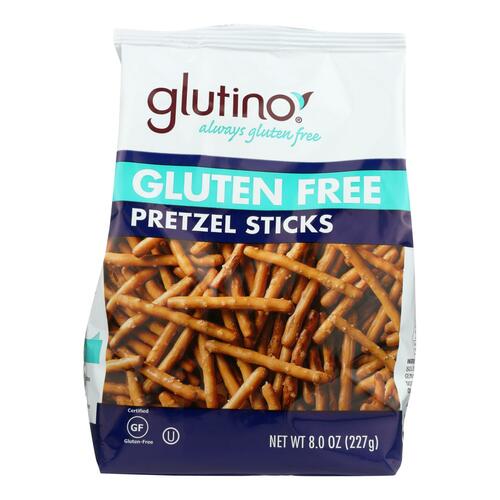 GLUTINO: Gluten Free Pretzel Sticks, 8 oz - 0678523040126