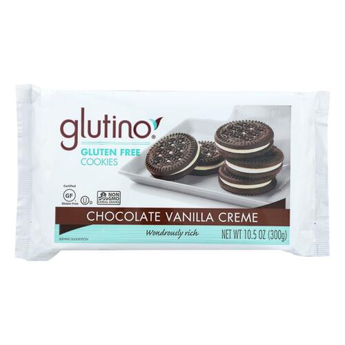 Glutino Vanilla Creme Cookies - Case Of 12 - 10.5 Oz. - 678523070338