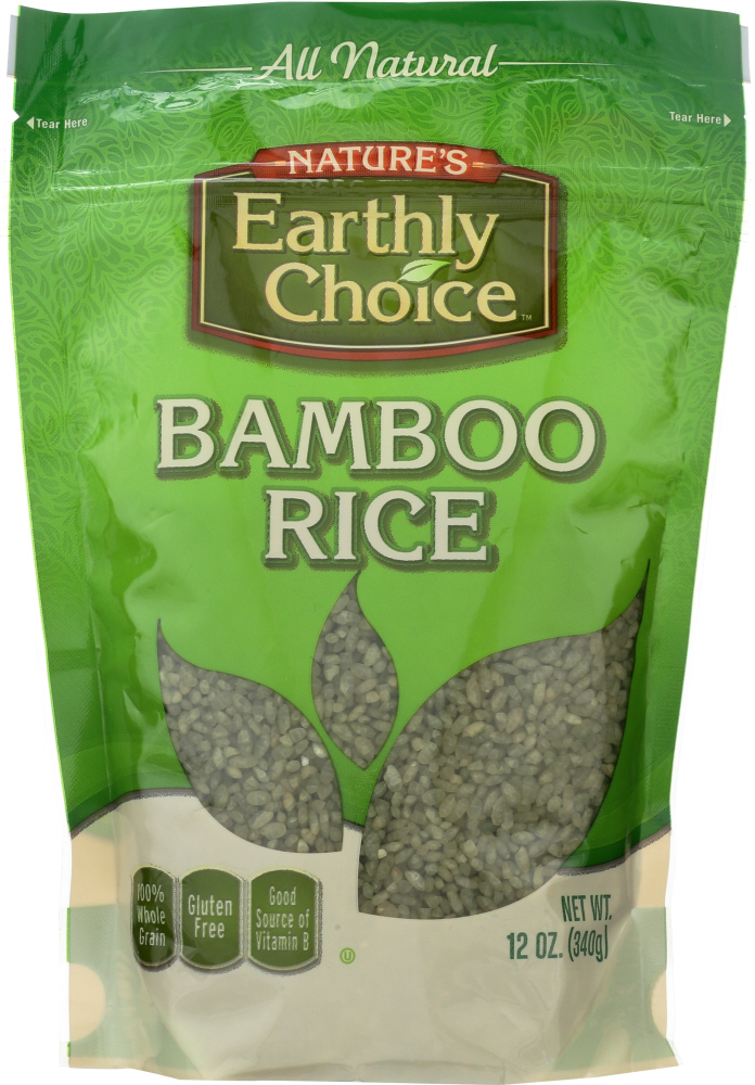 NATURES EARTHLY CHOICE: Bamboo Rice, 12 oz - 0679948100112