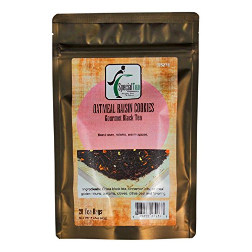 Special Tea Oatmeal Raisin Cookies Black Tea, 1.41 Ounce - 680044807423