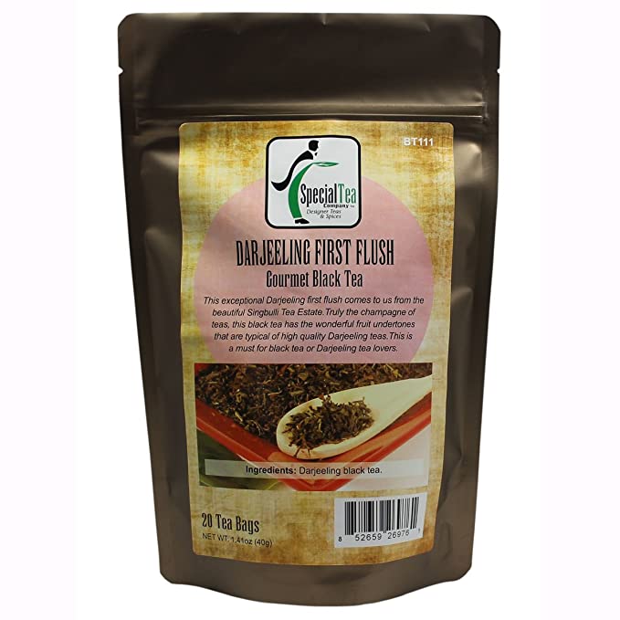 Special Tea Darjeeling First Flush Black Tea, 20 Count - 680044808369