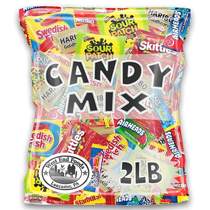  West End Foods Bundle of Candy Treats (2 pounds) of Individually Wrapped Candy - 680491708205