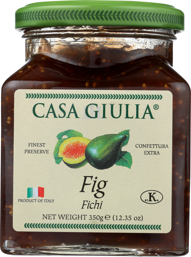 CASA GIULIA: Fig Jam, 12.35 oz - 0680496101254