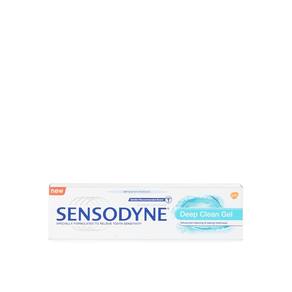 Sensodyne deep clean gel toothpaste 75ml - Waitrose UAE & Partners - 6805699955006