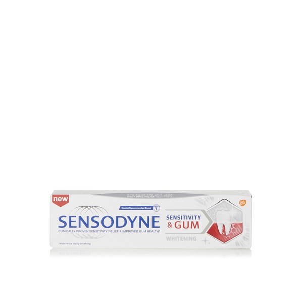 Sensodyne sensitivity & gum whitening toothpaste 75ml - Waitrose UAE & Partners - 6805699958120
